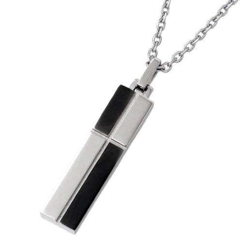 ヴィー vie ステンレス クロスカット ネックレス アクセサリー 金属金属アレルギー対応