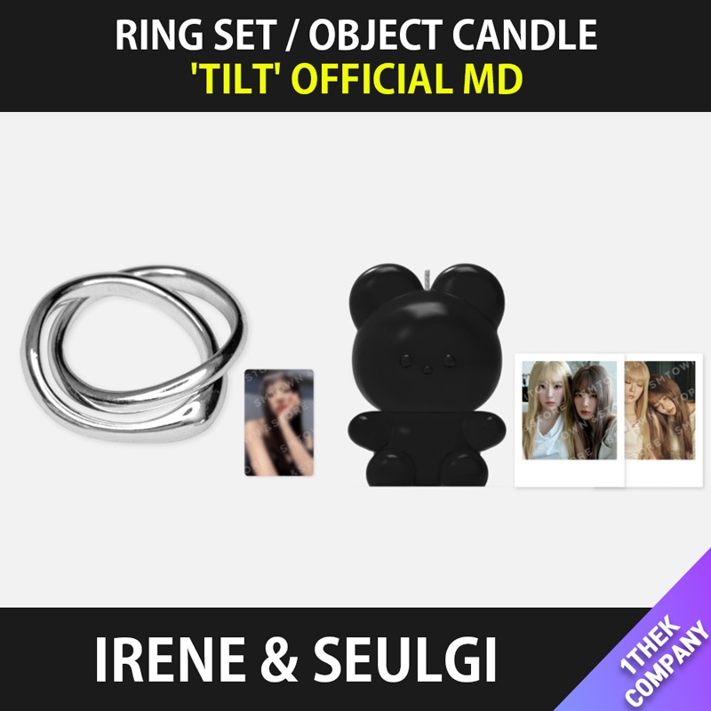 [選択]（RING SET / OBJECT CANDLE）Red Velvet - IRENE & SEULGI [TILT] OFFICIAL MD