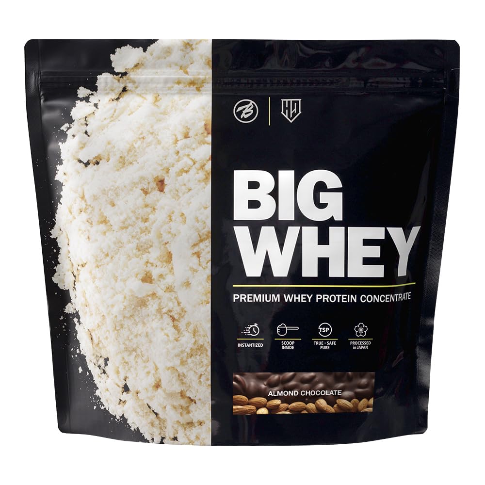 バルクスポーツ プロテイン ビッグホエイ 甘さ控えめ すっきり飲みやすい アーモンドチョコレート味 1kg (35食分) ホエイプロテイン