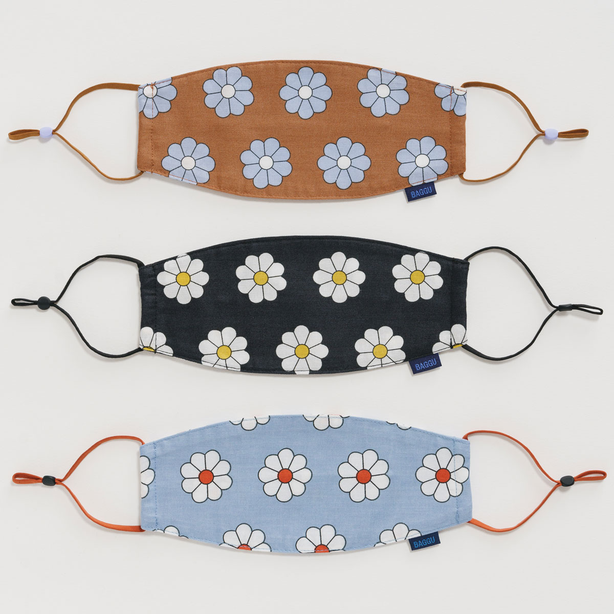 大人用マスク BAGGU バグゥ バグー 大人用布マスク フィルターポケット付き 3枚セット デイジー 4,910円