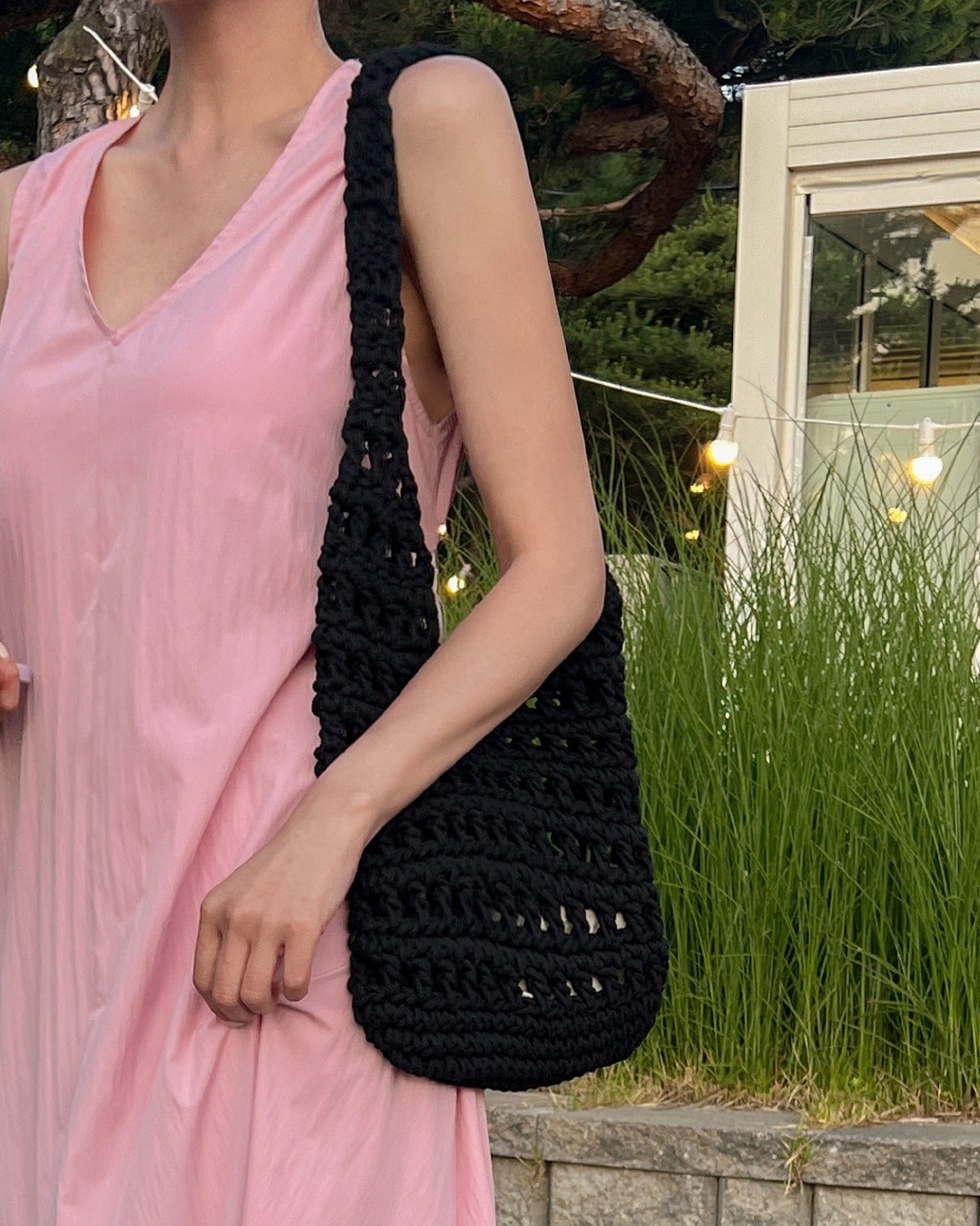 サマーショルダーバック韓国ファッション レディース