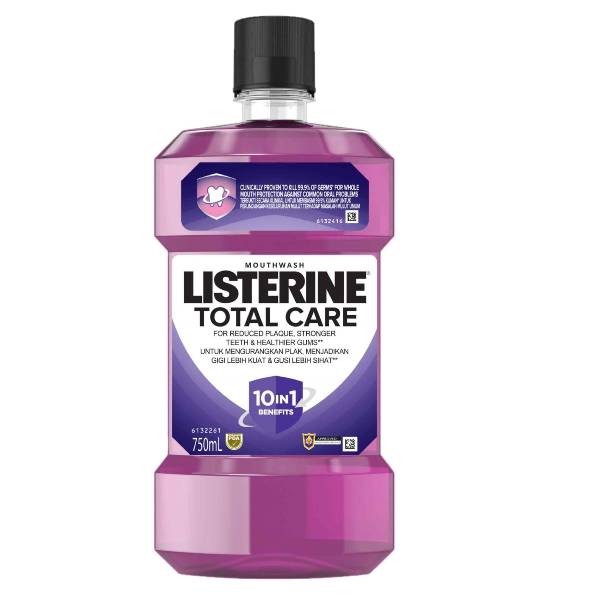 リステリン(LISTERINE)トータルケア No.6 フッ素入りタイ限定2本セット750ml [並行輸入品]