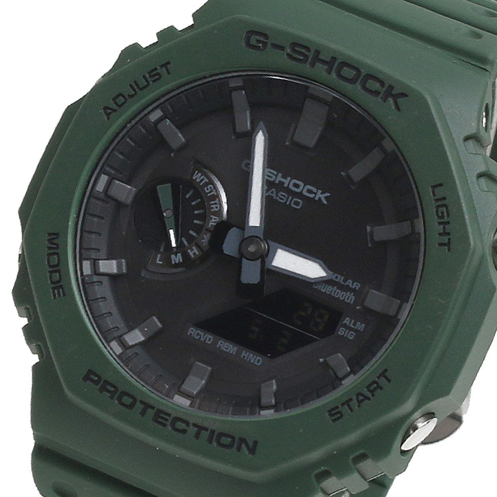 腕時計 GA-B2100-3A メンズ Gショック G-SHOCK クォーツ ブラック グリーン