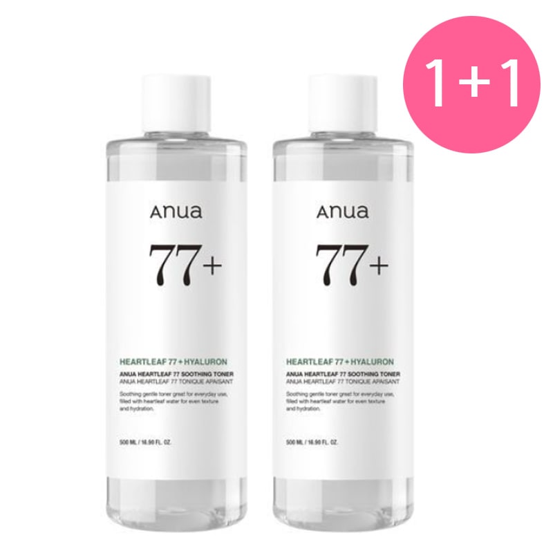 [1+1/大容量] 水分は満たし肌のキメはなめらかにドクダミ77 スージングトナー500ml+500ml