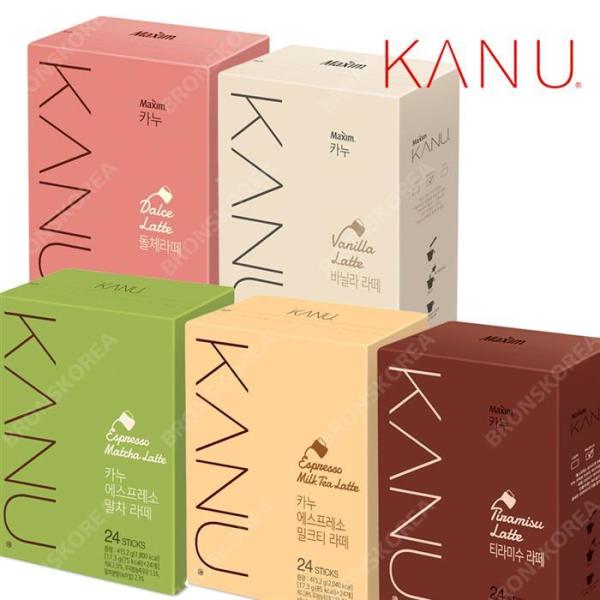 カヌードルチェラテ24T+バニラ+ティラミス+抹茶+ミルクティー