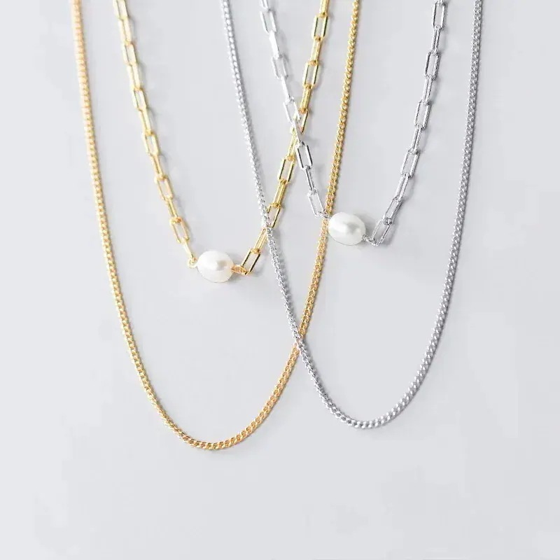 可愛シルバー銀ネックレス 新作入荷 韓国ファッション ネックレス レディース プレゼント チョネックレス美しい首元ネックレスネックレス