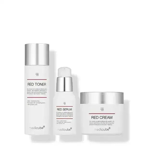 レッドライン 2.0 3種 SET(セラム 30ml+トナー 100ml+クリーム 50ml) #ニキビ肌に適した3種