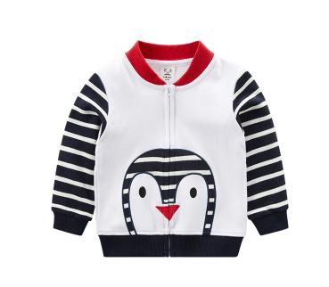 ベビ 赤ちゃん 子供服 アウター ジャケット 立ネック 可愛い 防風 春秋 2411