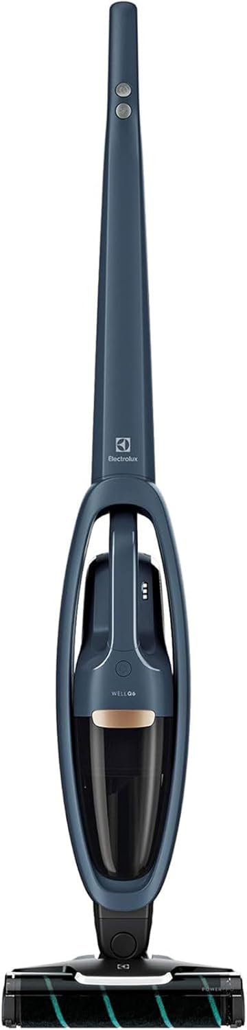 エレクトロラックス 掃除機 コードレス スティック Well Q6 自立式 ハンディ 絡まないブラシ 北欧デザイン デニムブルー WQ61-1EDBF