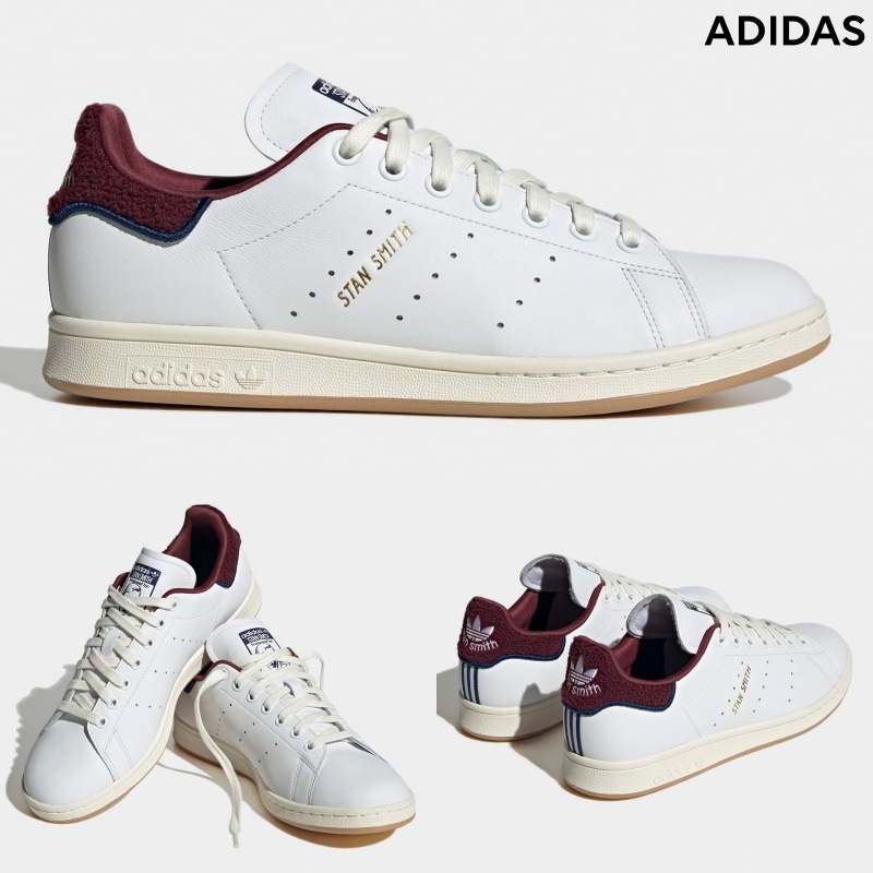 adidas[ADIDAS] アディダス スニーカー スタンスミス / STAN SMITH ホワイト バーガンディー