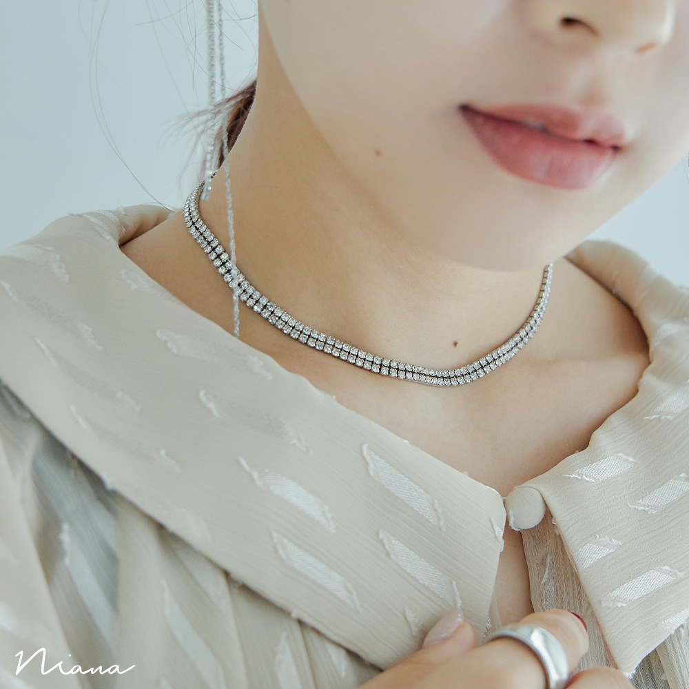 ネックレス レディース 結婚式 アクセサリー ビジュー ラインストーン ジュエリー ゴールド シルバー パーティー 大人 フォーマル 二次会 成人式 謝恩会 お呼ばれ 卒業式 オケージョン ドレス