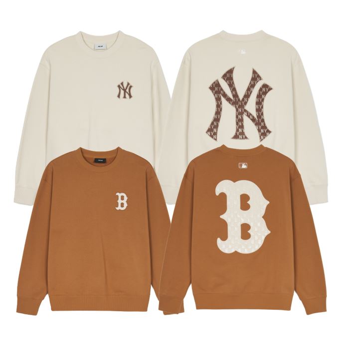 Monogram Velvet Embo Big Lux Sweatshirt