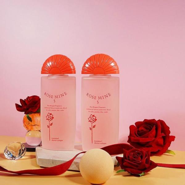 OFKN5451 水分補給 リフレッシュ おしゃれなローズの香り シャワーコロン 2個