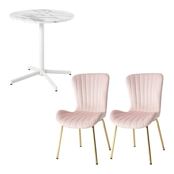 LT-4931MWH-63PI-S テーブル&チェア3点セット メーカー直送