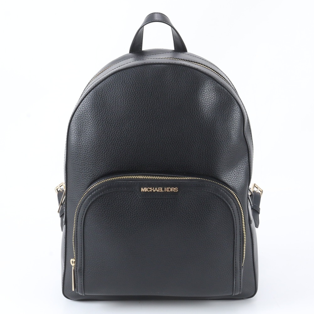 極美品 レザー リュックサック リュック バックパック ショルダー バッグ 本革 ブラック 黒 ブランド A4 レディース WWM EE5-2 中古