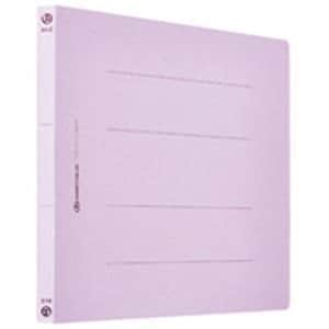 フラットファイル/紙バインダー A4/2穴 120冊入り ヨコ型 パープル(紫) D018J-12VL