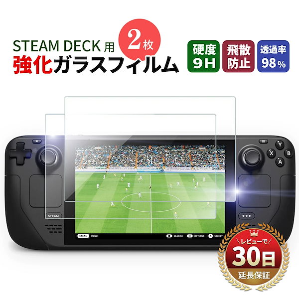 新作定番人気SteamDeck 64GB ガラスフィルム microSD(256GB)セット Nintendo Switch