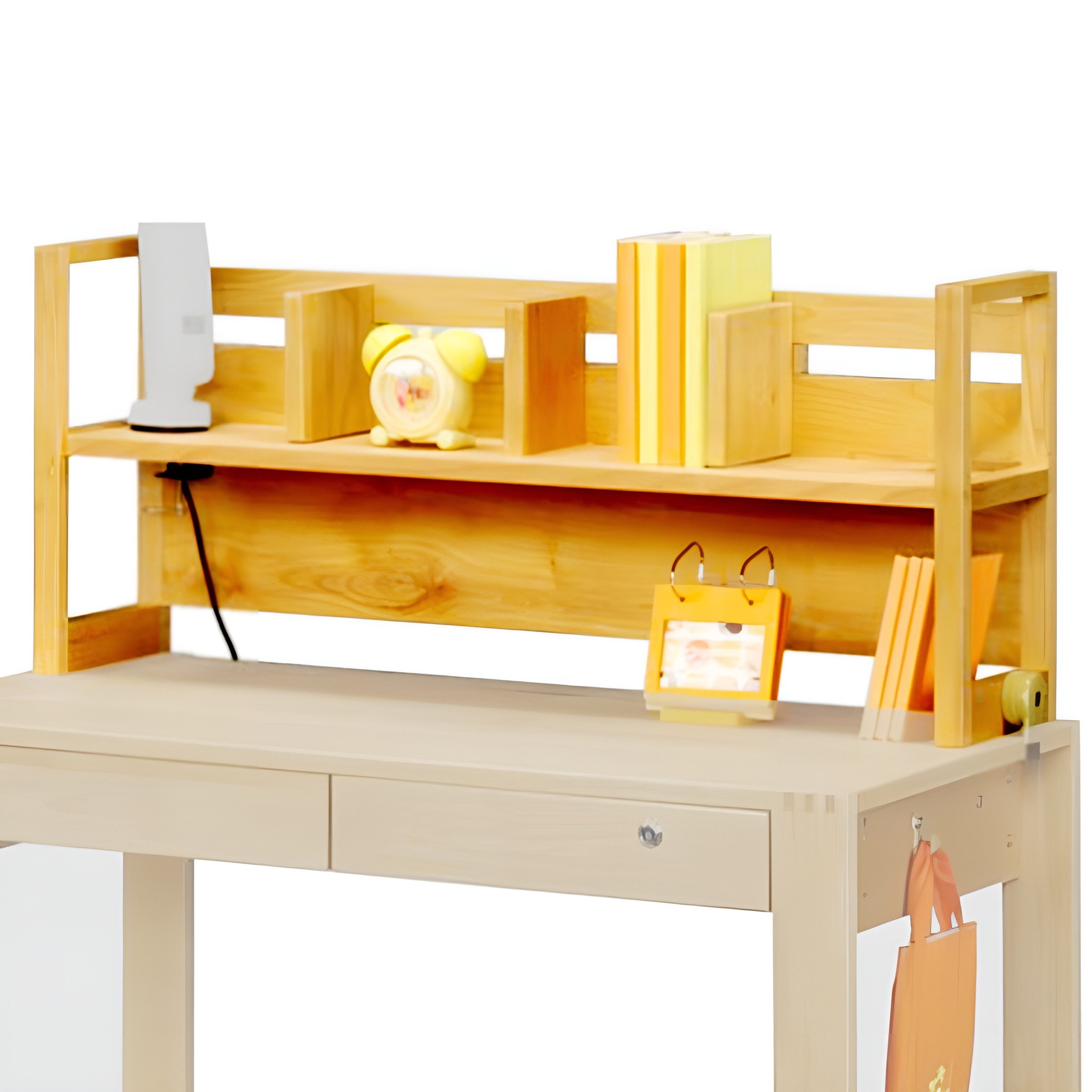 机上棚 ワークデスク 上棚のみ 幅101cm カローレ 机上 棚 デスク 学習机 勉強机 上棚 卓上 ブックスタンド 本棚 木製 天然木 スタンド 本 ブック 教科書 本立て 机 ラック