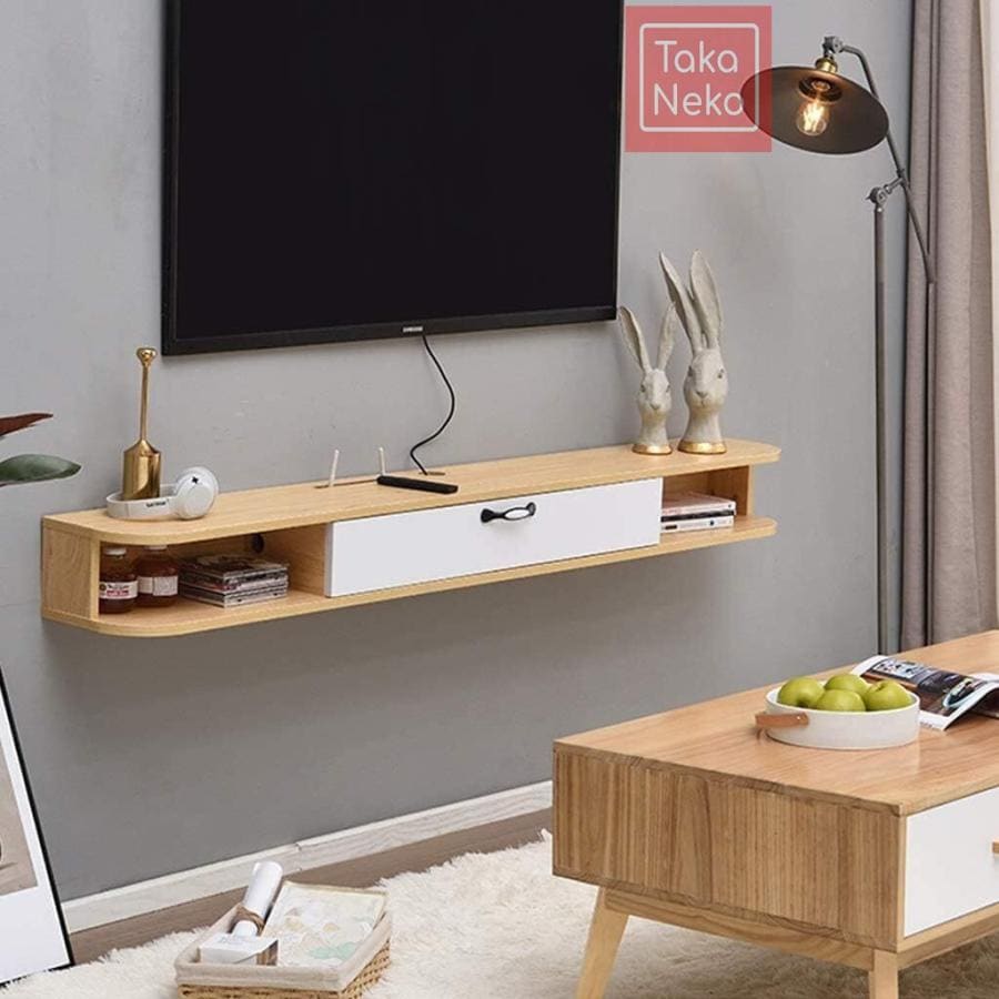 テレビ台 壁掛けテレビキャビネット テレビ ローボードテレビボード フローティングテレビスタンド 壁掛けメディアコンソール 100/120 / 140cmフローティン