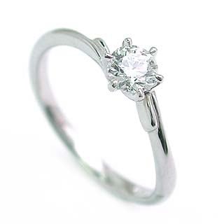 AneCan掲載 (Brand アニーベル) Pt ダイヤモンドデザインリング（婚約指輪エンゲージリング） ソリティア 一粒 楽ギフ_包装02P26Mar16