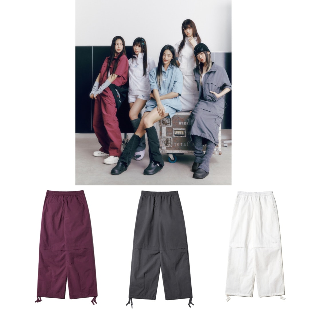 【NewJeans O!Oi】 FLAP W NYLON PANTS