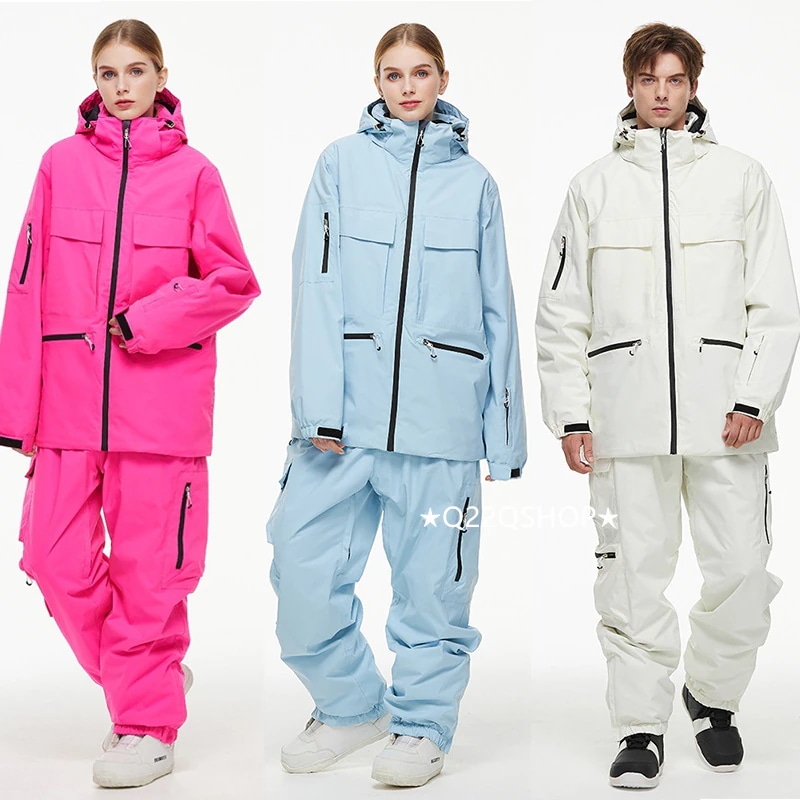 スノーボードウェア 2025 上下セット メンズ レディース パンツ ズボン ジャケット アウター ウィンタースポーツセットアップ スキーウェア スノボウェア スノー 韓国風防水