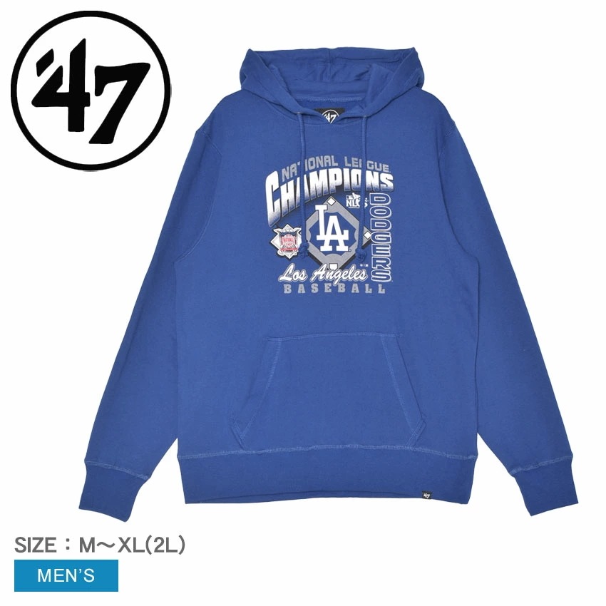 フード LOS ANGELES DODGERS 2024 NATIONAL LEAGUE CHAMPIONS 47 HEADLINE HOOD NTL12PMYPCK683220RY メンズ 野球