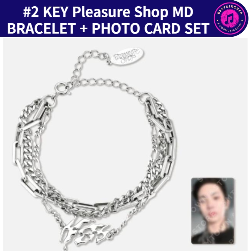 #2 KEY Pleasure Shop MD BRACELET + PHOTO CARD SET