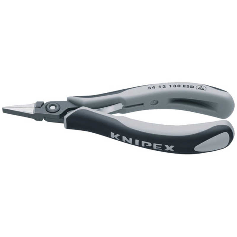 KNIPEX社　ESD精密用プライヤｰ 平 135mm　3412130ESD 7,778円