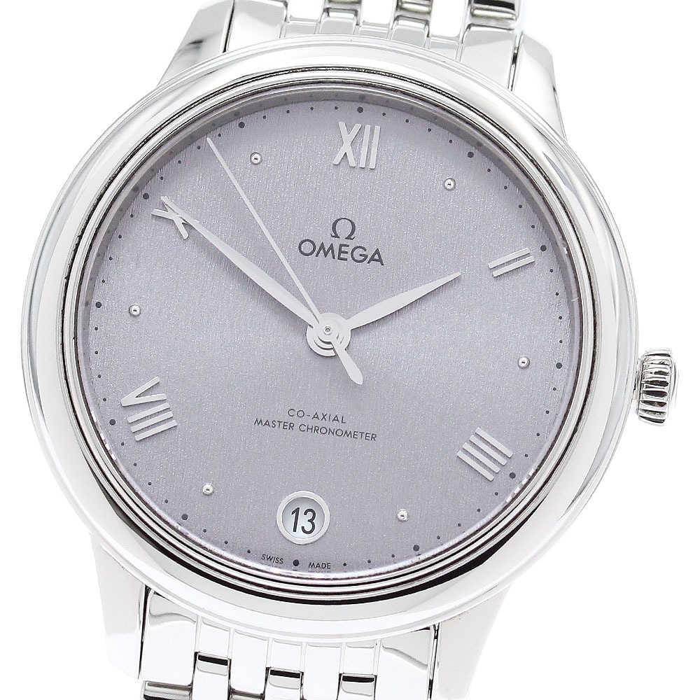 オメガ OMEGA 434.10.34.20.03.001 デビル プレステージ デイト 自動巻き メンズ 美品 箱・保証書付き_874177【中古】 192,400円