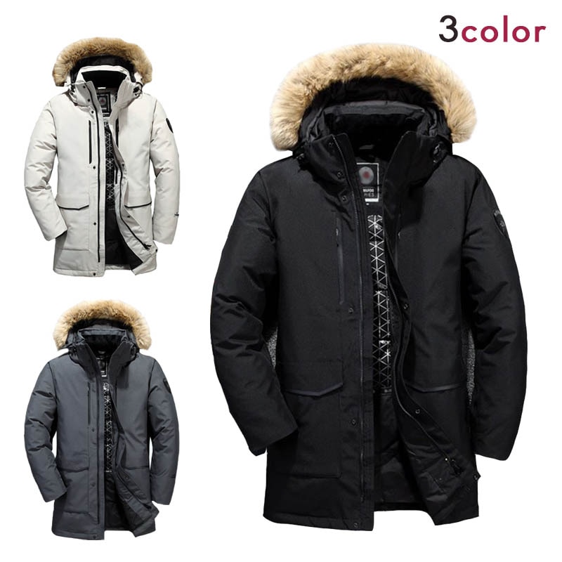 メンズ ダウンジャケット アウター コート超軽量 ダウン ジャケット 防寒 防風 暖かい コート 通勤 カジュアル 登山 アウター 高品質 軽量 秋冬 無地 軽い