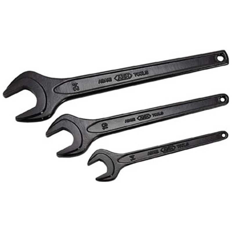 旭金属工業　丸形片口スパナ強力タイプJISH120mm　SS0120