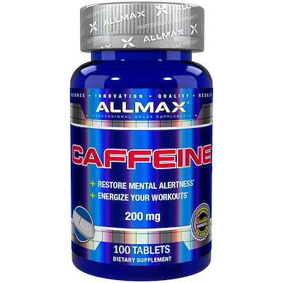 他サイト： ALLMAX Nutrition, Caffeine,カフェイン 200 mg, 100錠 [並行輸入品]の商品画像