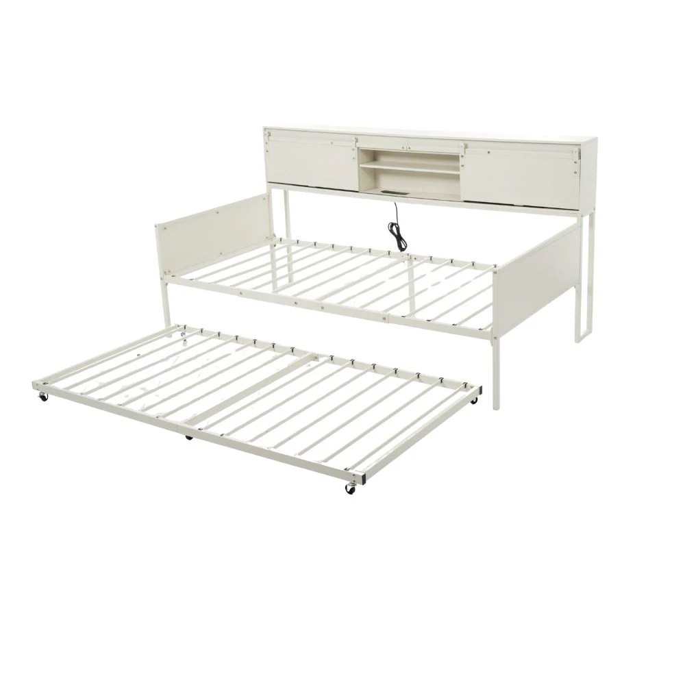 【国内入荷済】【新作】【ホワイト】親子ベッド 二段ベッド 多段ベッド シングル ベッド コンセント付き 宮棚付き パイプベッド ホワイト ブラック シンプル 木 ウッド調 北欧風 おしゃれ 送料無料