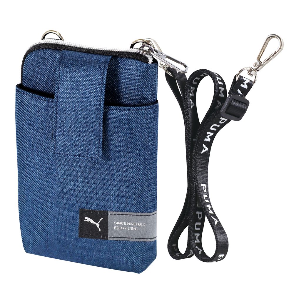 （まとめ買い）PUMA（プーマ） スマホポーチ 財布 ネイビー PM490NB [x3]