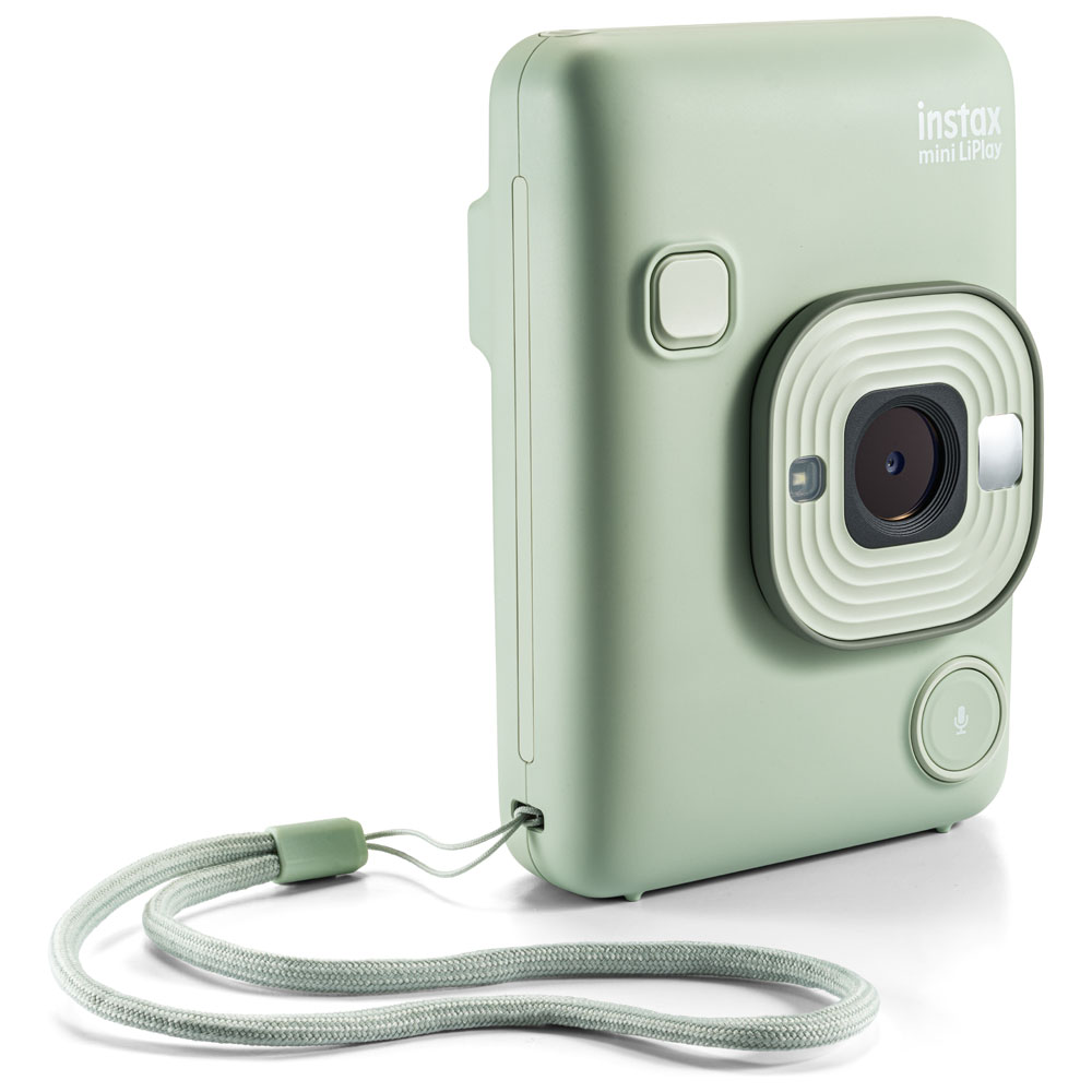 富士フイルム INS_LIPLAYC_GREEN ハイブリッドインスタントカメラ チェキ「instax mini LiPlay」（グリーン） INSLIPLAYCGREEN
