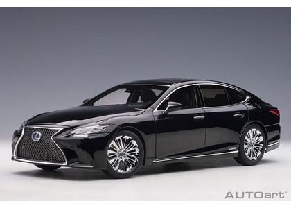 オートアート 1/18 レクサス LS500h （ブラック　インテリア・カラー/ブラック）【78868】 ミニカー AUTO 78868 レクサス LS500h ブラック