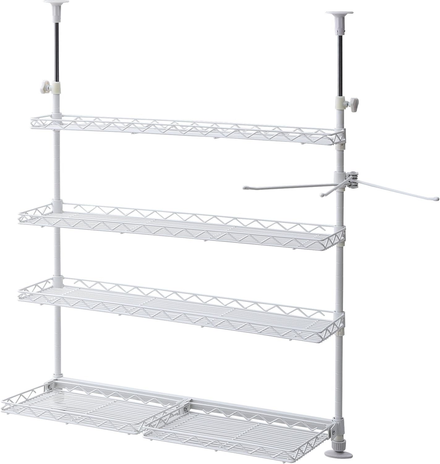 山善(YAMAZEN) キッチンラック 突っ張り 幅60 ホワイト TKRO-604*(WH)