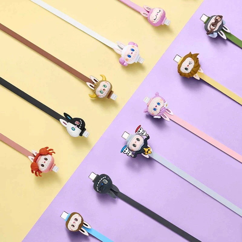 公式正規品POP MART LABUBU THE MONSTERS Cable USBケーブル 充電 充電用データケーブル ライトニングケーブル携帯電話充電線充電ケーブルガチャポン ブラインドボックス