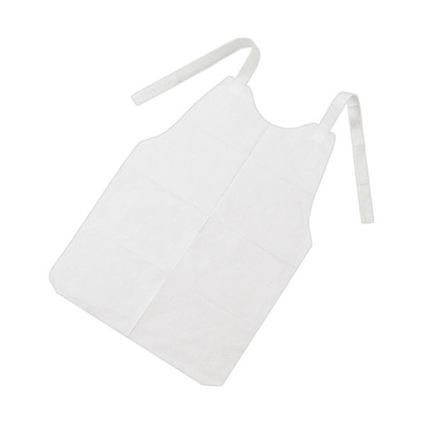 （まとめ） 紙エプロン S1パック（100枚） 10セット