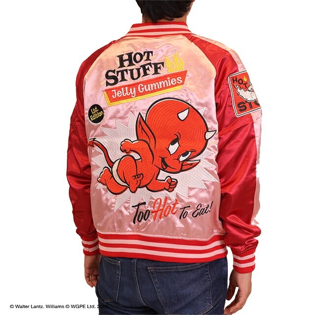 ホットスタッフ レッドホット スカジャン 刺繍 ジャケット 新作 刺繍 ジャケット スタジアムジャンパー ミリタリー フライトジャケット ファッション アウター お洒落 羽織り お土産 ジャンパー