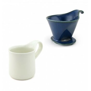 ZERO JAPAN（ゼロジャパン） ドリッパー＆カフェマグセット ドリッパートレイ付 DMZ-16 JB/IV