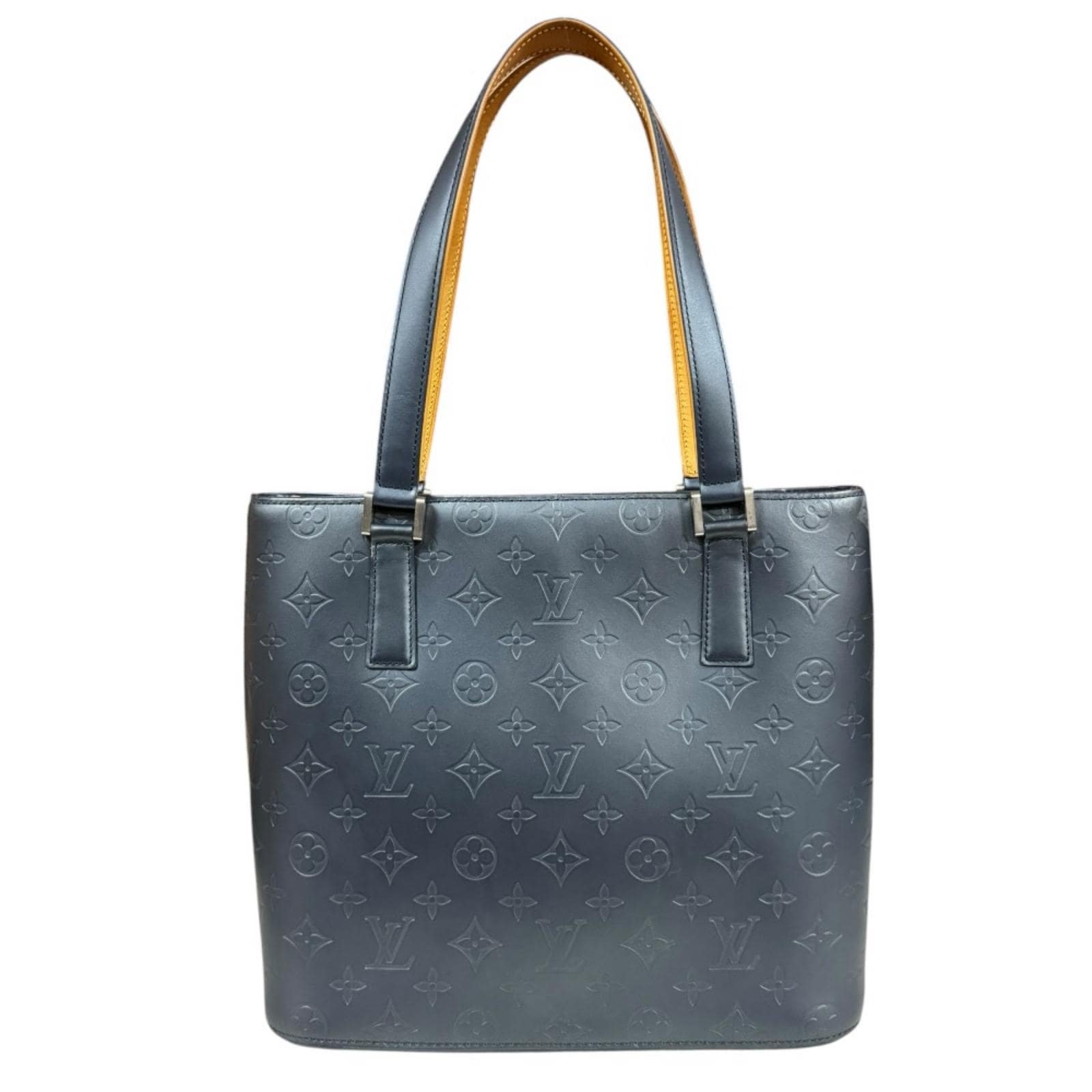 ルイヴィトン ストックトン モノグラムマット ショルダーバッグ モノグラムマット M55112 グレー LOUIS VUITTON 中古