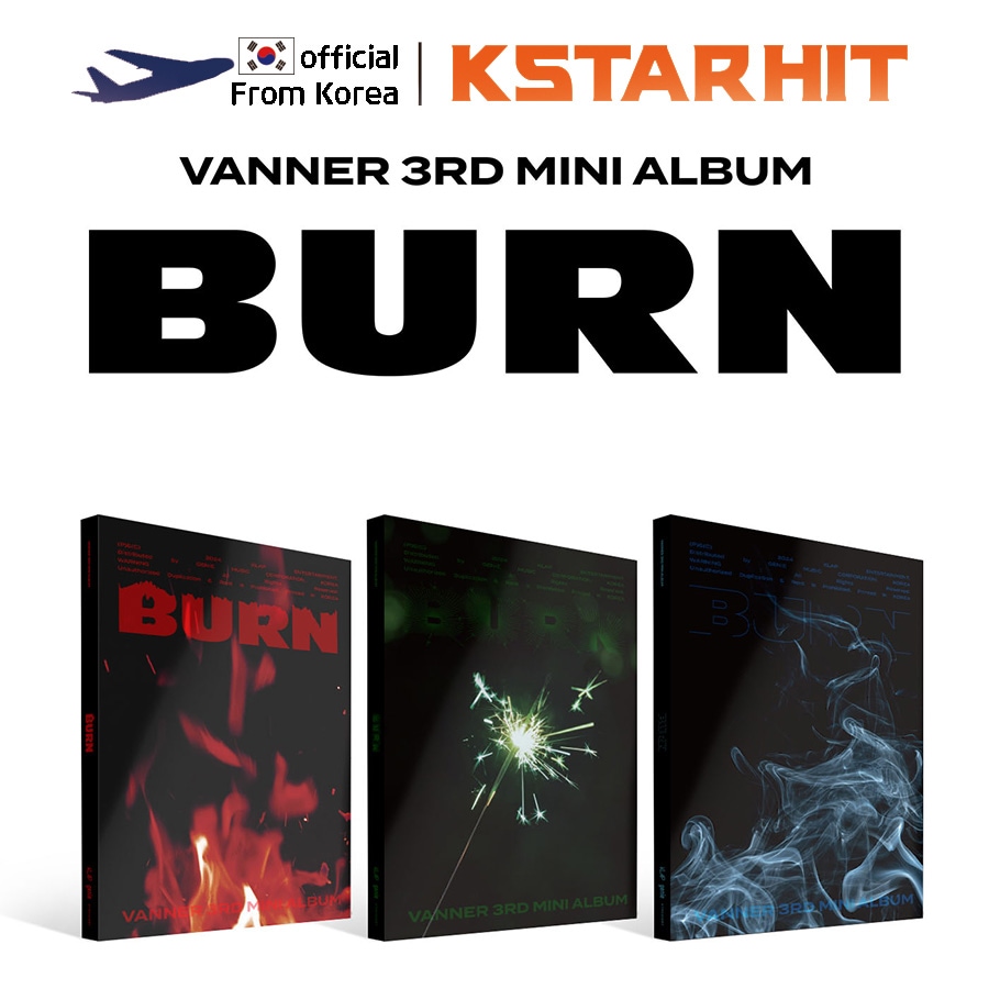 (3種セット) VANNER - BURN ( 3RDミニアルバム )