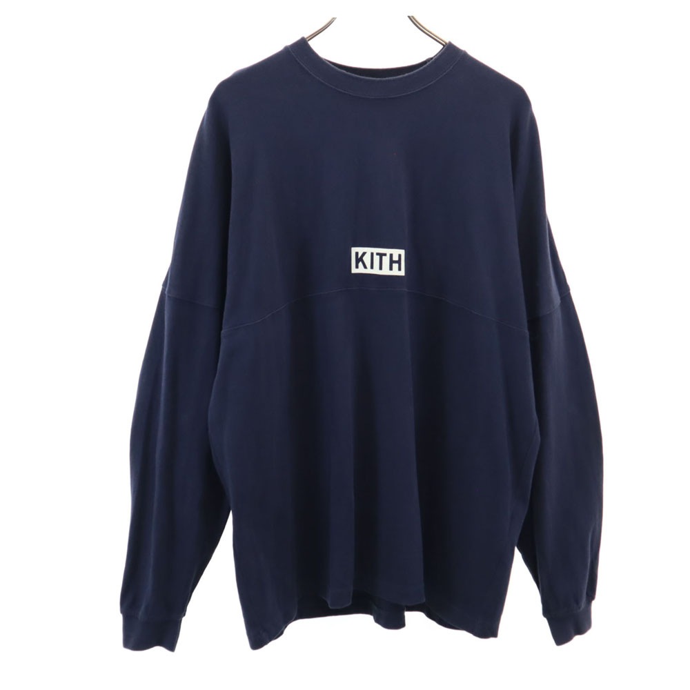 キス 長袖 Tシャツ M ネイビー系 KITH ロンT メンズ