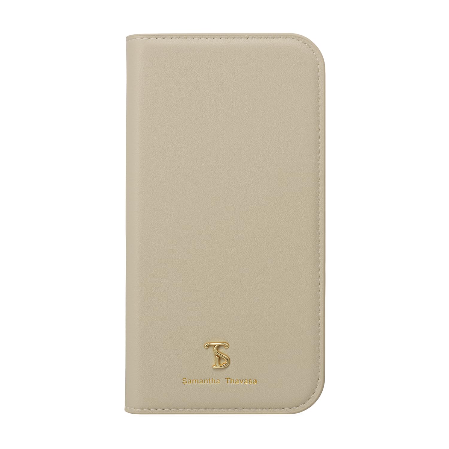 [Samantha Thavasa] iPhone 16 Pro ケース 手帳型 フォリオ Folio Case 正規品 サマンサタバサ (Beige)