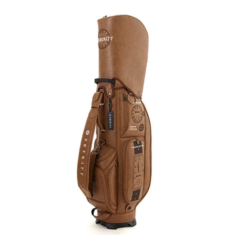 レゴリス　ゴルフ用品 シェリフ キャディバッグ 9.5型 SHERIFF CAMEL　SAT-001CB