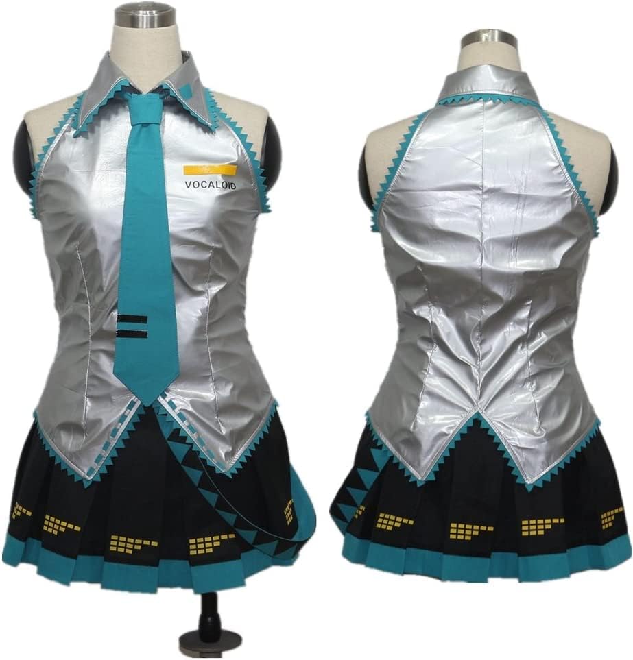 大人気コスプレ衣装 vocaloid（ボーカロイド）初音ミク 公式 風 エナメル革製