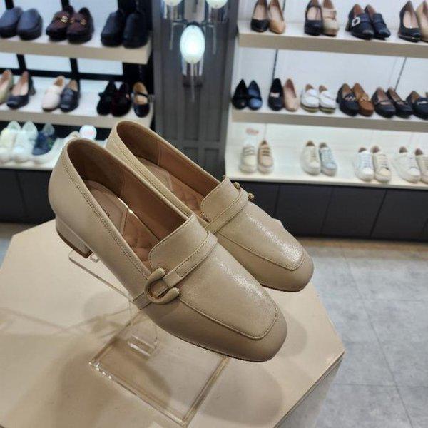 HC10 女性アイボリーベーシックローファー3cm LCWD76U61339 (44819123)