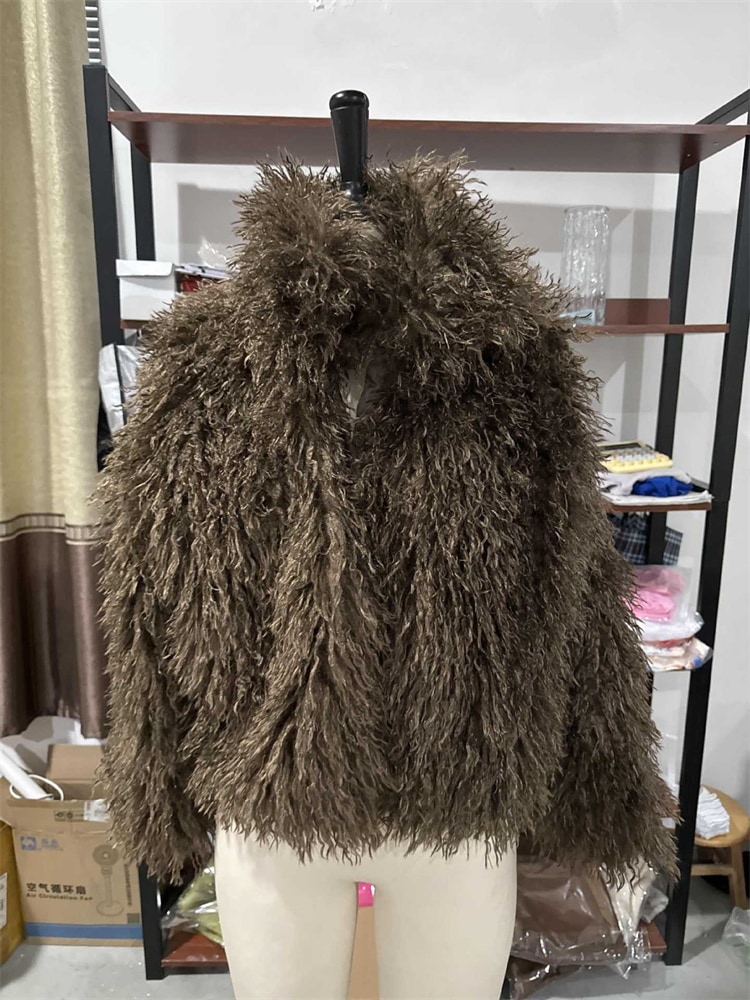 早い者勝ち 毛皮コート あったかグッズ コート 快適である 上品映え 短いスタイル 欧米風 ファッション 保温 気質